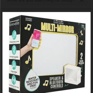 Love + Ellie Shower Multi-Mirror with Bluetooth NWT